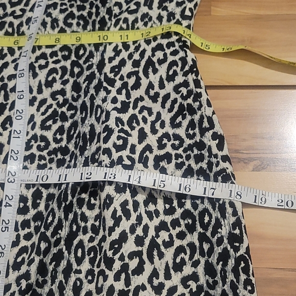 Vintage 70s Animal Print Mini Dress S - Picture 15 of 16